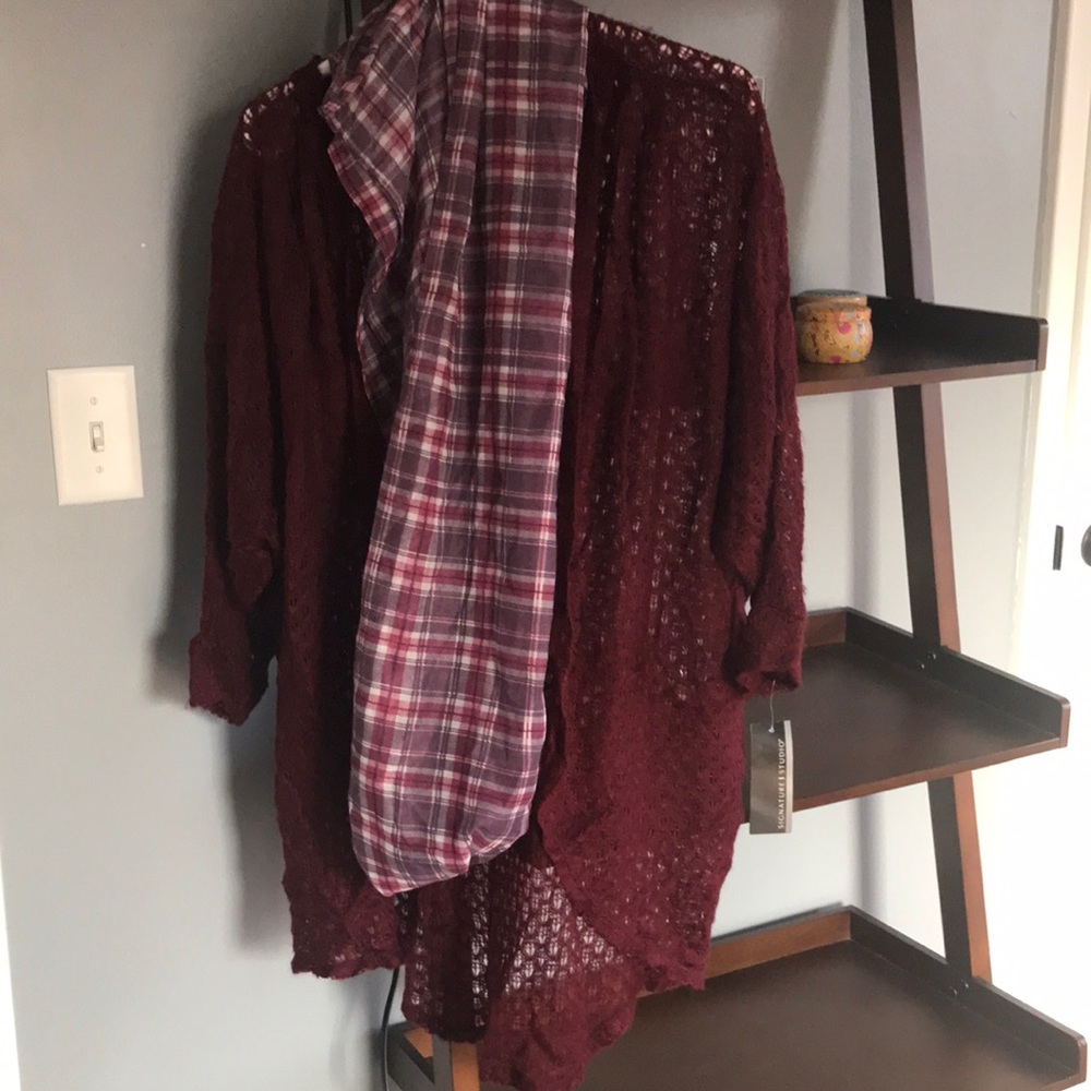 Sweater with scarf